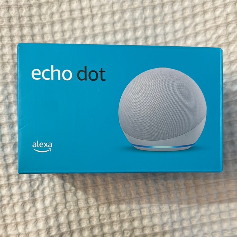 Amazon Echo Dot in Light Gray